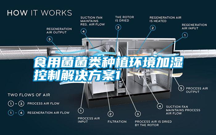 食用菌菌類種植環境加濕控制解決方案1