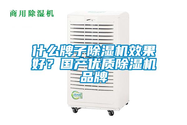 什么牌子除濕機效果好？國產優質除濕機品牌