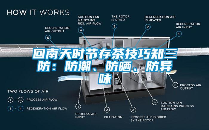 回南天時節存茶技巧知三防：防潮、防曬、防異味