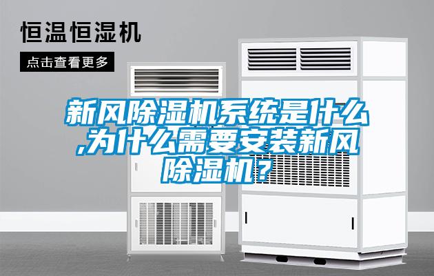 新風除濕機系統是什么,為什么需要安裝新風除濕機？