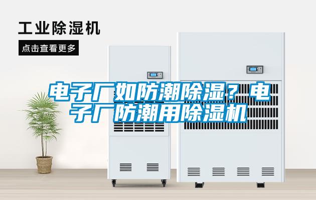 電子廠如防潮除濕？電子廠防潮用除濕機(jī)