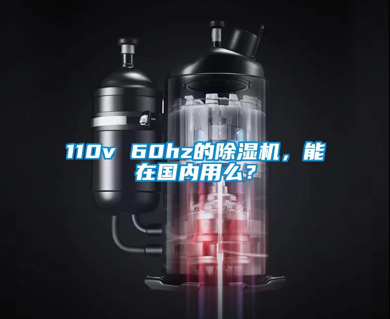 110v 60hz的除濕機，能在國內用么？