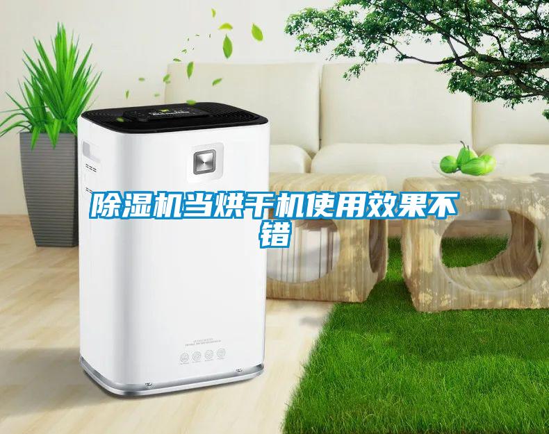 除濕機當烘干機使用效果不錯