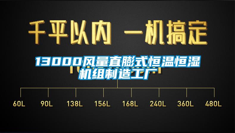 13000風量直膨式恒溫恒濕機組制造工廠