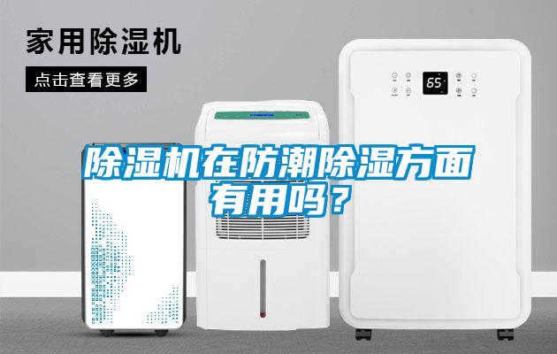 除濕機在防潮除濕方面有用嗎？