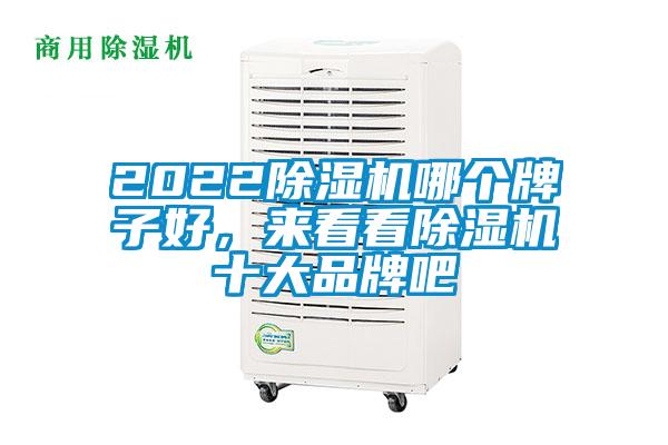 2022除濕機哪個牌子好，來看看除濕機十大品牌吧