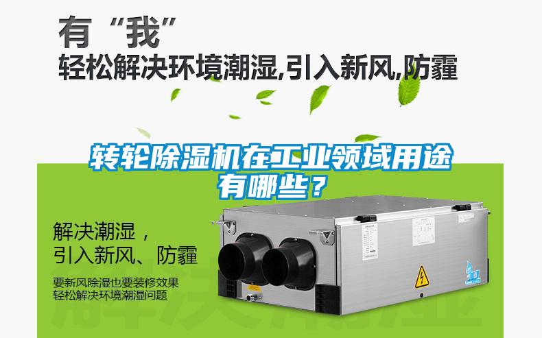 轉輪除濕機在工業領域用途有哪些？