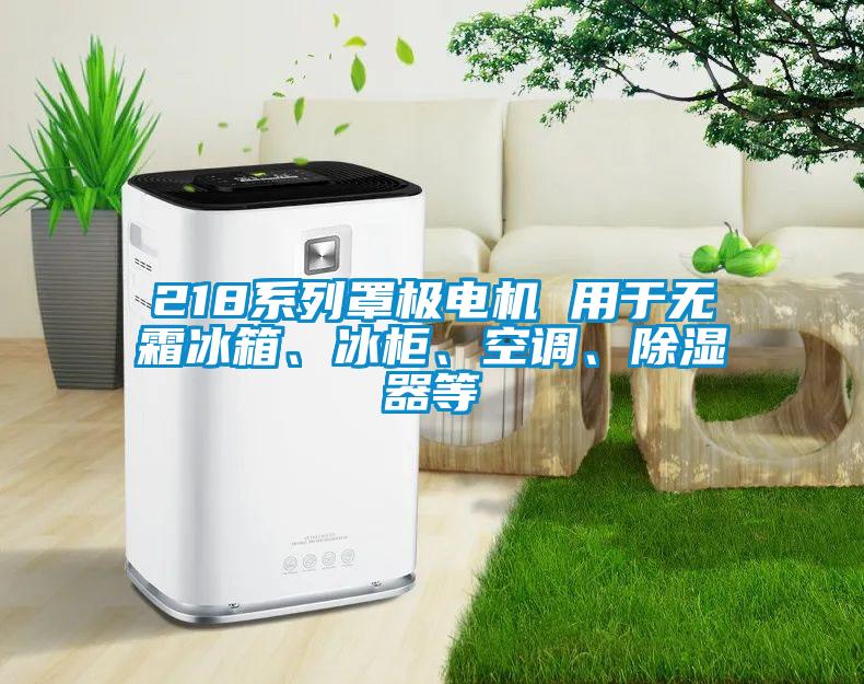 218系列罩極電機(jī) 用于無(wú)霜冰箱、冰柜、空調(diào)、除濕器等