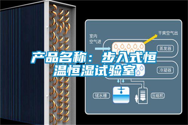 產(chǎn)品名稱：步入式恒溫恒濕試驗室