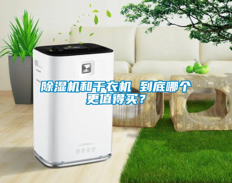 除濕機和干衣機 到底哪個更值得買？