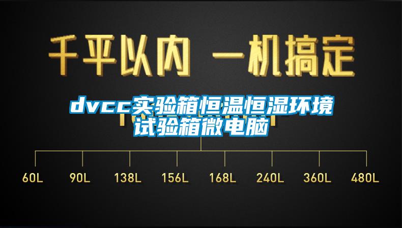 dvcc實驗箱恒溫恒濕環境試驗箱微電腦