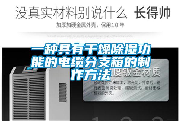 一種具有干燥除濕功能的電纜分支箱的制作方法