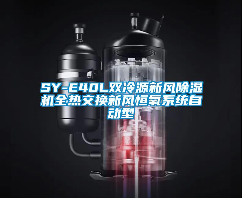 SY-E40L雙冷源新風除濕機全熱交換新風恒氧系統自動型