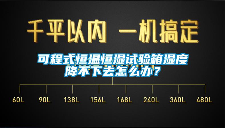 可程式恒溫恒濕試驗箱濕度降不下去怎么辦？