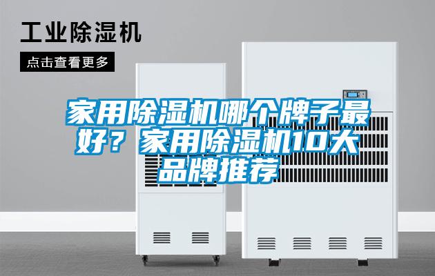 家用除濕機哪個牌子最好？家用除濕機10大品牌推薦