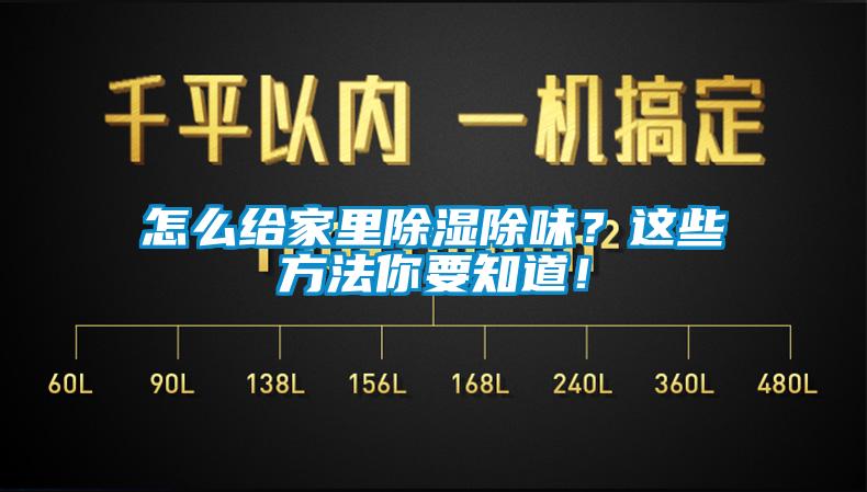 怎么給家里除濕除味？這些方法你要知道！