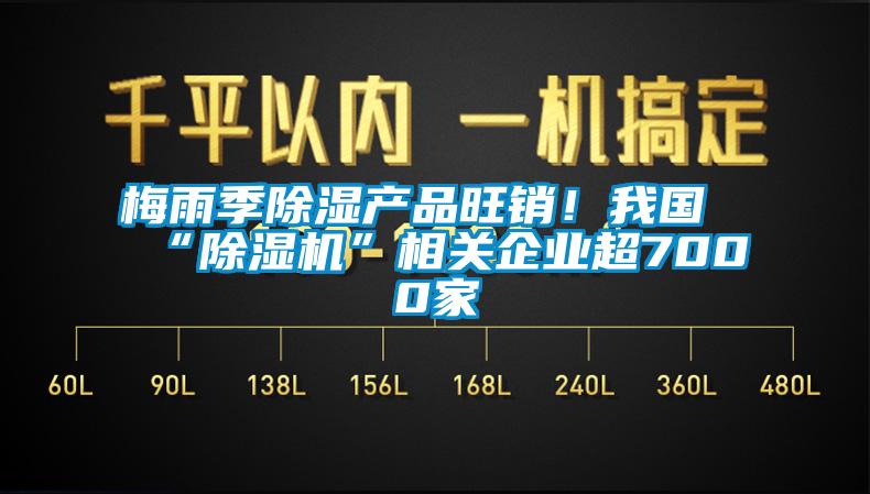 梅雨季除濕產品旺銷！我國“除濕機”相關企業超7000家