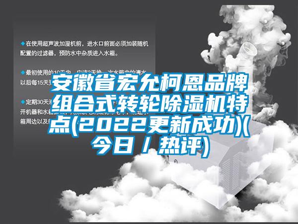 安徽省宏允柯恩品牌組合式轉輪除濕機特點(2022更新成功)(今日／熱評)