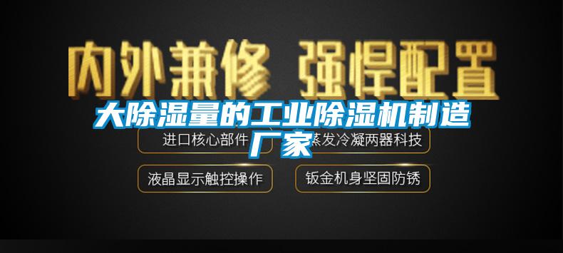 大除濕量的工業除濕機制造廠家