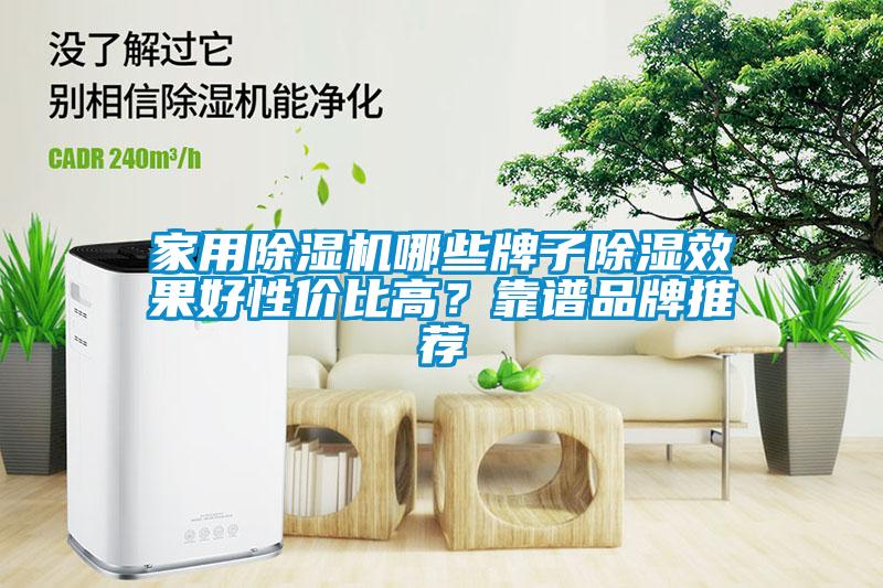 家用除濕機哪些牌子除濕效果好性價比高？靠譜品牌推薦