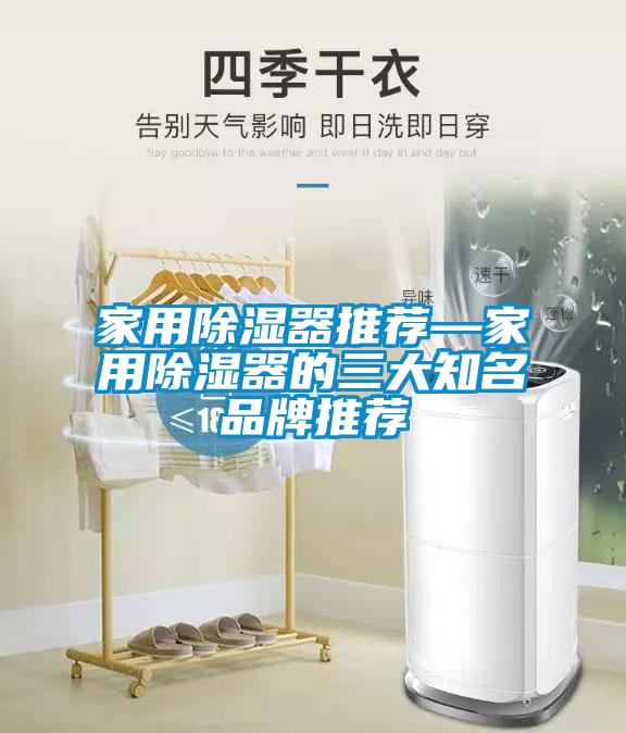 家用除濕器推薦—家用除濕器的三大知名品牌推薦