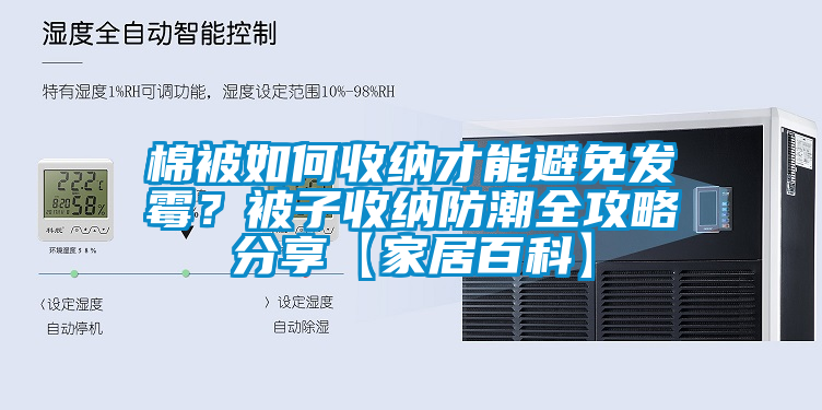 棉被如何收納才能避免發霉？被子收納防潮全攻略分享【家居百科】