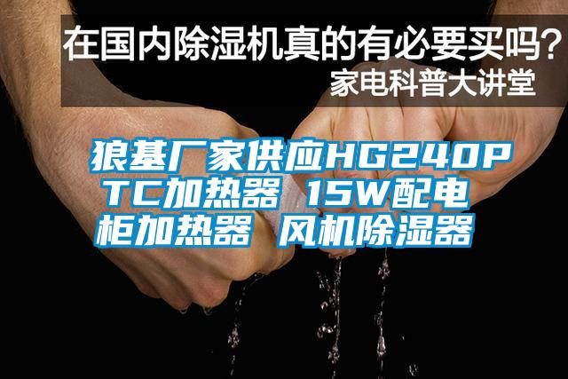 狼基廠家供應HG240PTC加熱器 15W配電柜加熱器 風機除濕器