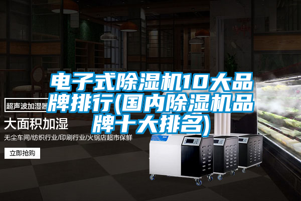 電子式除濕機(jī)10大品牌排行(國內(nèi)除濕機(jī)品牌十大排名)