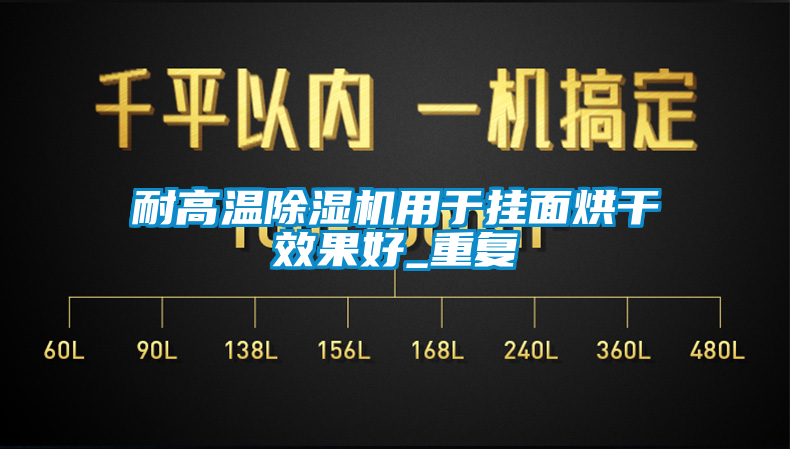 耐高溫除濕機用于掛面烘干效果好_重復