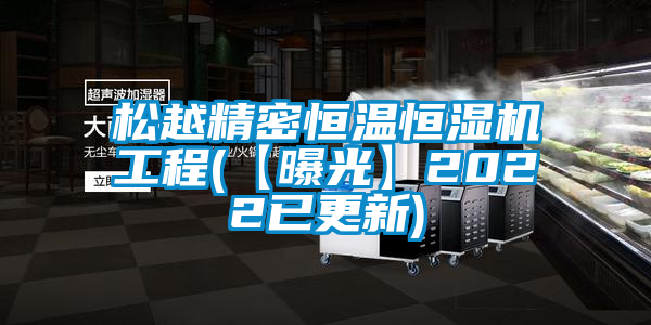 松越精密恒溫恒濕機工程(【曝光】2022已更新)