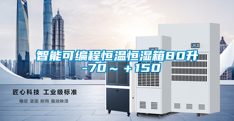 智能可編程恒溫恒濕箱80升 -70～＋150℃