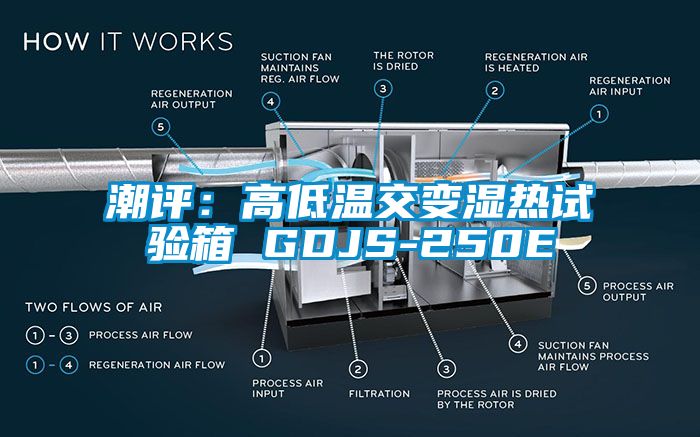 潮評(píng)：高低溫交變濕熱試驗(yàn)箱 GDJS-250E