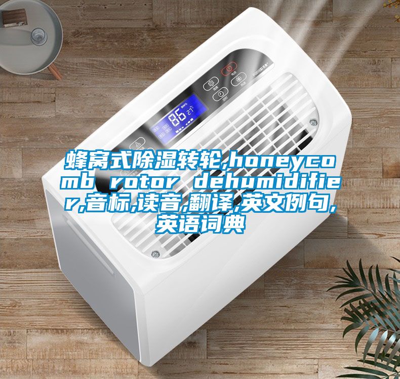 蜂窩式除濕轉輪,honeycomb rotor dehumidifier,音標,讀音,翻譯,英文例句,英語詞典