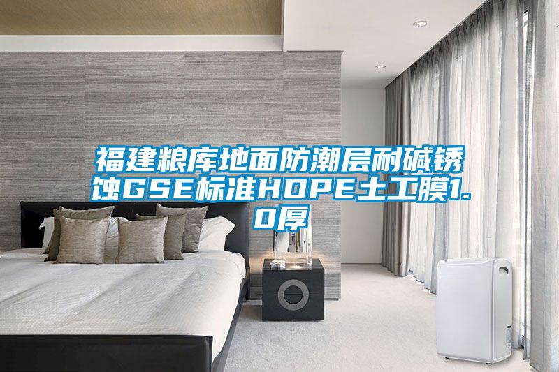 福建糧庫地面防潮層耐堿銹蝕GSE標準HDPE土工膜1.0厚