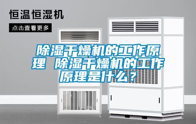 除濕干燥機的工作原理 除濕干燥機的工作原理是什么？