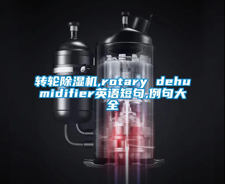 轉輪除濕機,rotary dehumidifier英語短句,例句大全