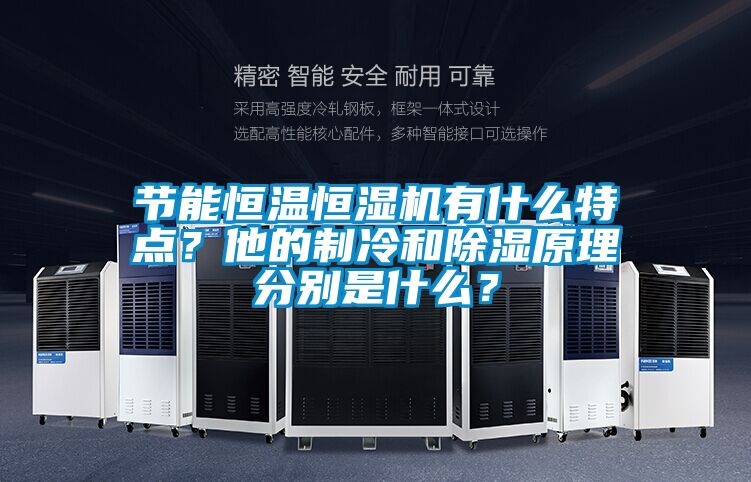 節能恒溫恒濕機有什么特點？他的制冷和除濕原理分別是什么？