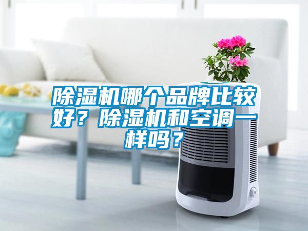 除濕機哪個品牌比較好？除濕機和空調一樣嗎？